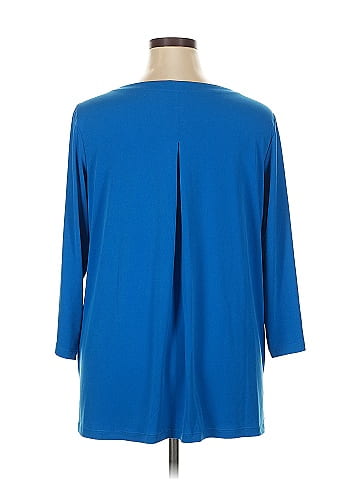 Susan Graver 3/4 Sleeve Top (view 2)