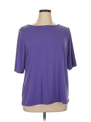 Susan Graver Short Sleeve Top (view 1)