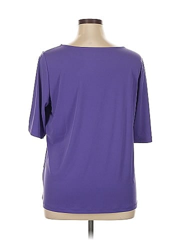Susan Graver Short Sleeve Top (view 2)