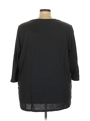 LOGO by Lori Goldstein 3/4 Sleeve T-Shirt (view 2)