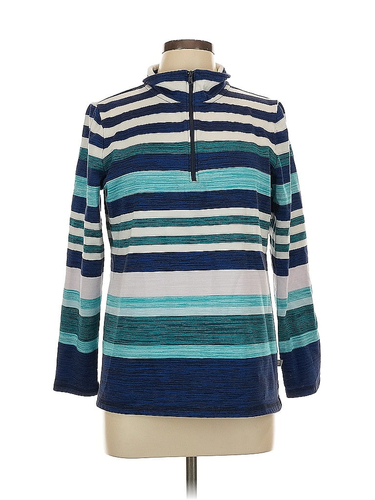 T by Talbots Blue Long Sleeve Henley Size L - photo 1