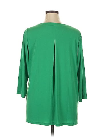 Susan Graver 3/4 Sleeve Top (view 2)
