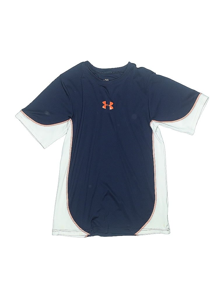 Pre-owned Under Armour Kids' Short Sleeve T-shirt In Blue