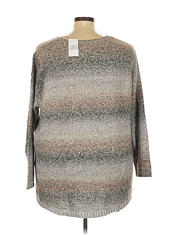 LOGO by Lori Goldstein Pullover Sweater (view 2)