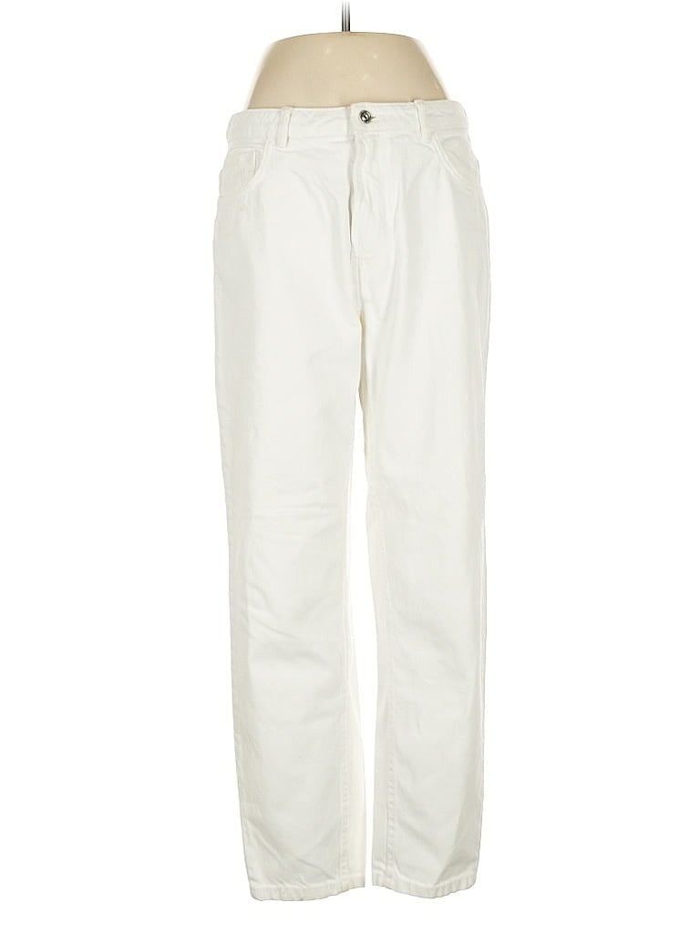 Pre-owned Zara Trf Casual Pants In White