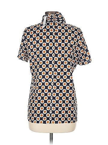 Theory Short Sleeve Silk Top (view 2)