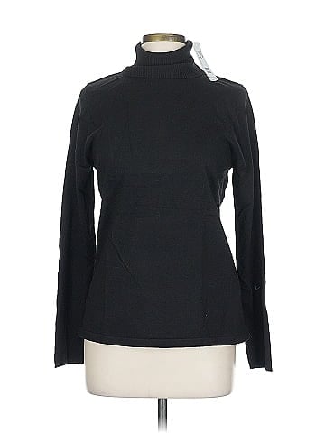 August Silk Turtleneck Sweater (view 1)