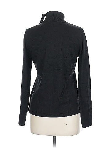 August Silk Turtleneck Sweater (view 2)