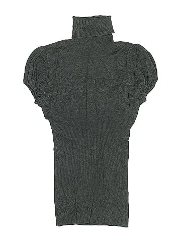 Aqua Short Sleeve Turtleneck (view 1)