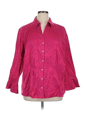 Foxcroft 3/4 Sleeve Blouse (view 1)