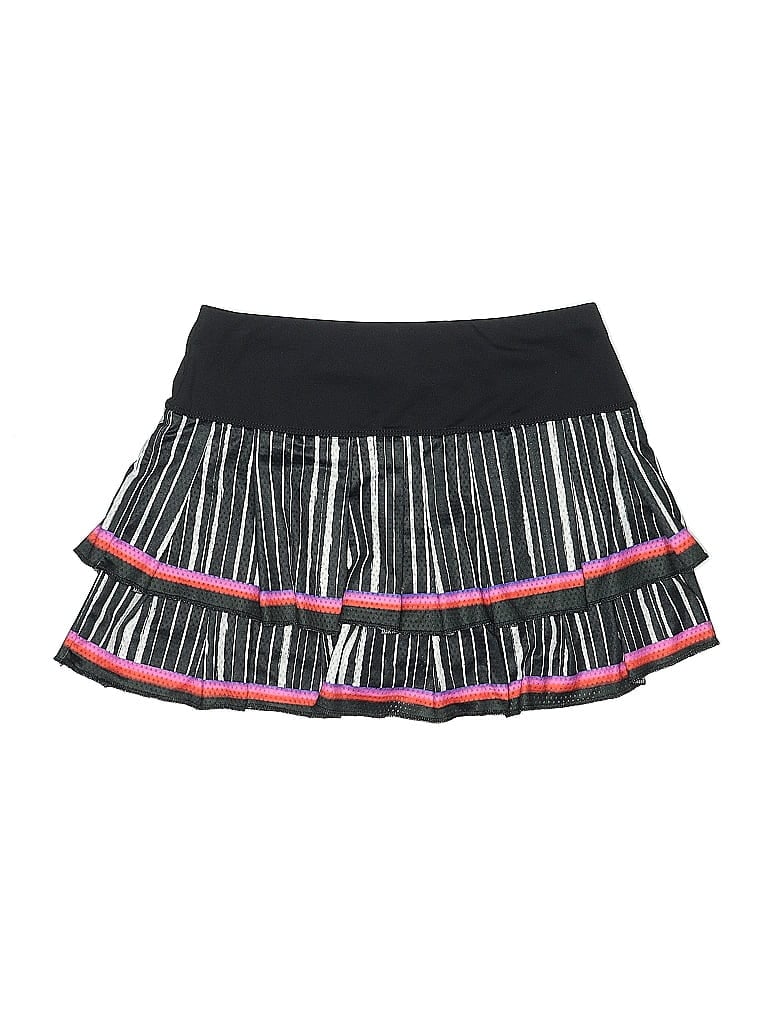 Lucky in Love Stripes Black Active Skort Size XS - photo 1