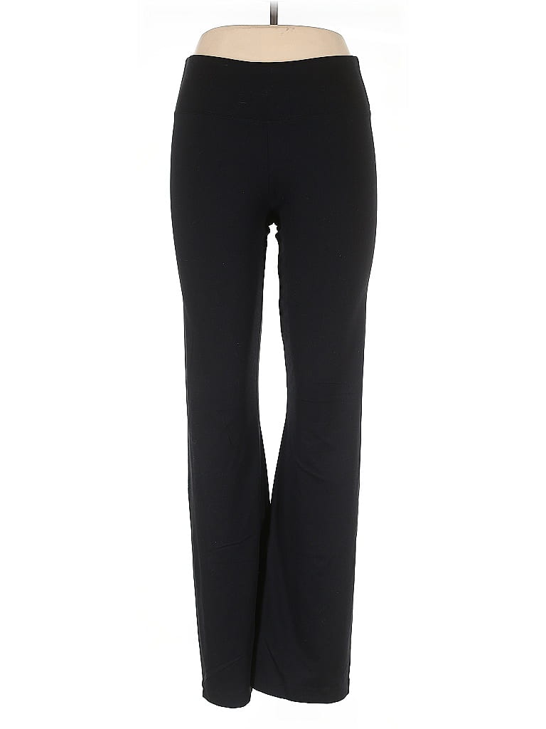 Balance Collection 100% Polyester Solid Black Active Pants Size L - photo 1