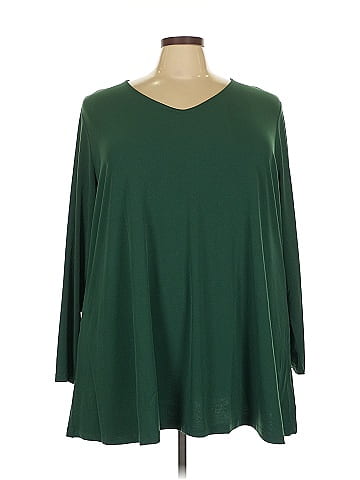 Susan Graver 3/4 Sleeve Top (view 1)