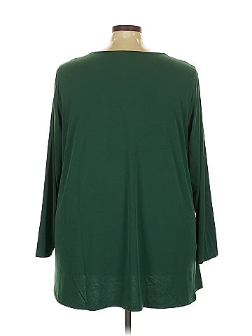 Susan Graver 3/4 Sleeve Top (view 2)