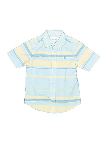 CALVIN KLEIN JEANS Short Sleeve Button-Down Shirt (view 1)
