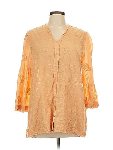 Forever That Girl for Anthropologie 3/4 Sleeve Blouse (view 1)