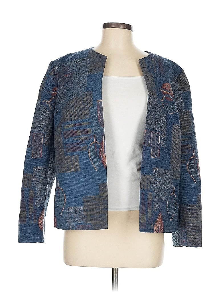 Pre-owned Unbranded Blazer Jacket In Blue