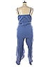 GeeGee Solid Blue Jumpsuit Size 1X - photo 2