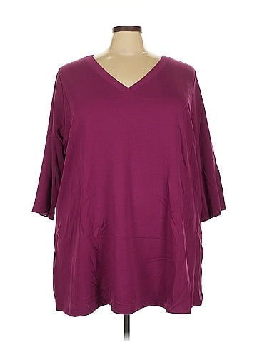Isaac Mizrahi LIVE! 3/4 Sleeve T-Shirt (view 1)