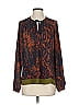 CAbi 100% Polyester Orange Long Sleeve Blouse Size S - photo 1