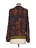 CAbi 100% Polyester Orange Long Sleeve Blouse Size S - photo 2