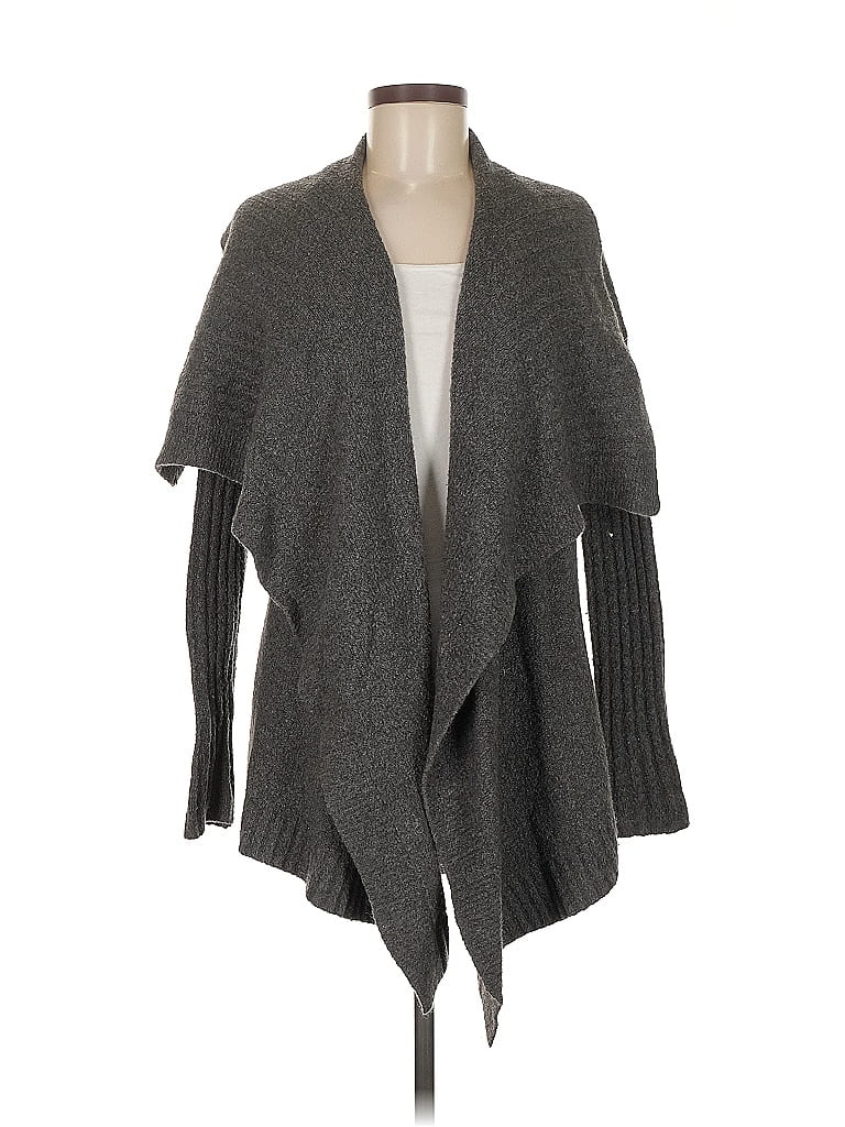 Pre-owned Abercrombie & Fitch Cardigan Sweater In Gray