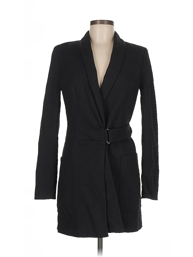 Akris Punto Black Coat Size 6 - photo 1