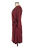 Ann Taylor LOFT Outlet Solid Burgundy Casual Dress Size M - photo 5