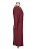 Ann Taylor LOFT Outlet Solid Burgundy Casual Dress Size M - photo 4