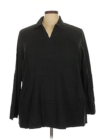 Isaac Mizrahi LIVE! 3/4 Sleeve Button-Down Shirt (view 1)