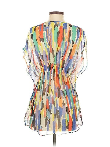 Shoshanna Short Sleeve Silk Top (view 2)