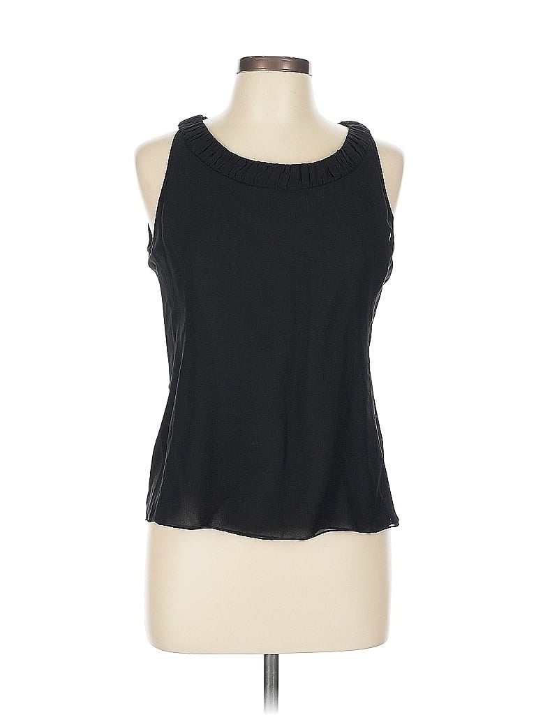 Armani Collezioni 100% Polyester Black Sleeveless T-Shirt Size 10 - photo 1