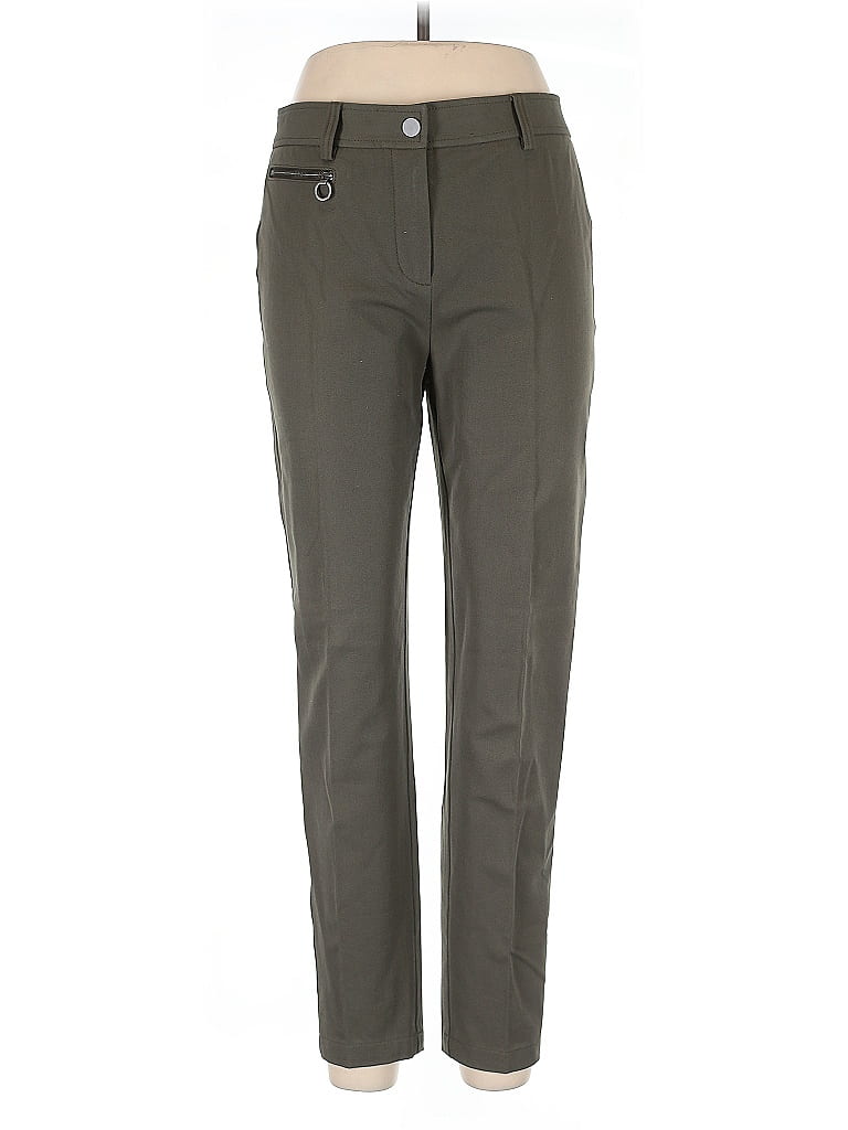Worth New York Solid Green Casual Pants Size 8 - photo 1