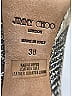 Jimmy Choo Metallic Silver Gold Glitter Accent Peep Toe Pumps Size EU 38 - photo 7