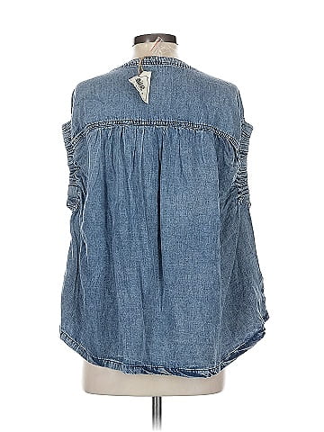 Easel 3/4 Sleeve Blouse (view 2)