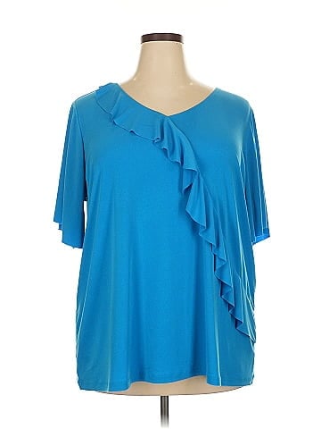 Susan Graver Short Sleeve Blouse (view 1)