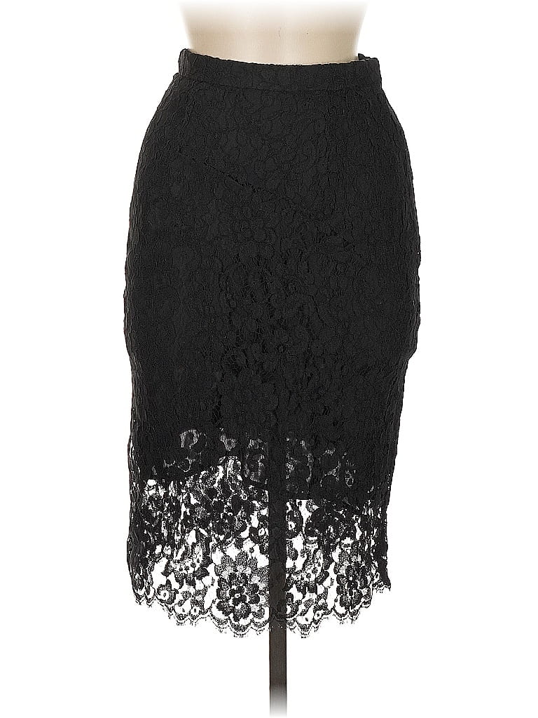 Pre-owned Pamela Dennis Formal Skirt In Black