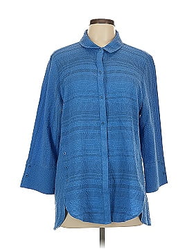 Habitat 3/4 Sleeve Button Down Shirt