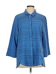 Habitat 3/4 Sleeve Button Down Shirt