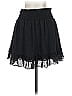 Intermix 100% Silk Solid Black Silk Skirt Size S - photo 2