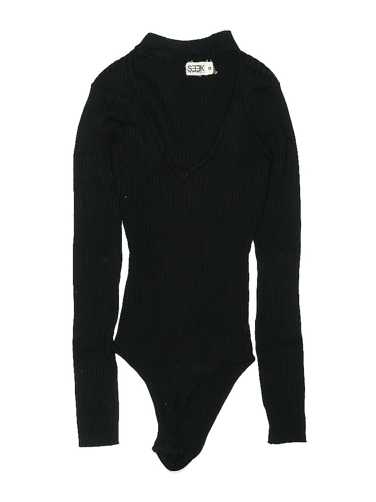 Pre-owned Seek The Label Bodysuit In Black