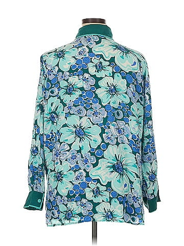 Bob Mackie 3/4 Sleeve Silk Top (view 2)