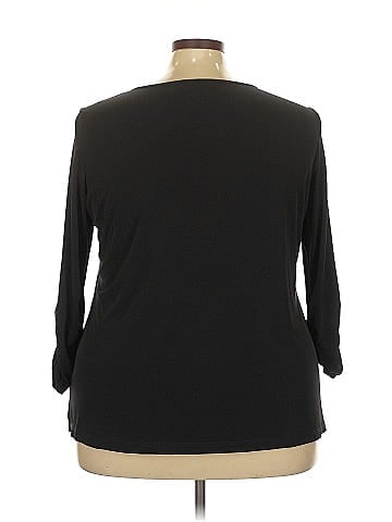 Susan Graver 3/4 Sleeve Top (view 2)