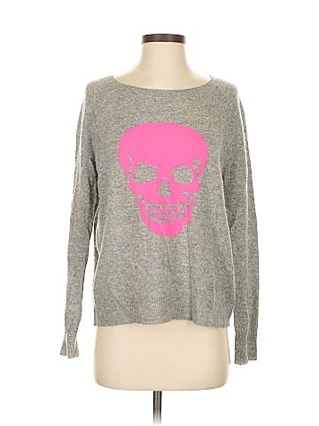 Aqua Cashmere Pullover Sweater (view 1)