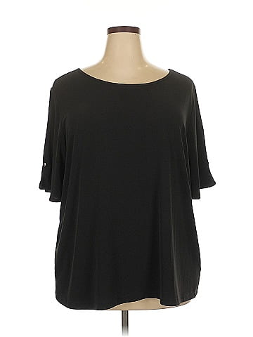 Susan Graver Short Sleeve Top (view 1)