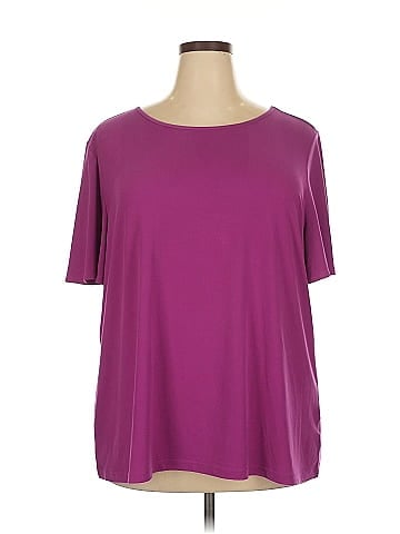 Susan Graver Short Sleeve Top (view 1)