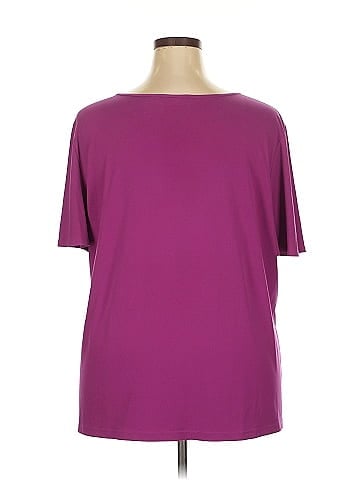 Susan Graver Short Sleeve Top (view 2)