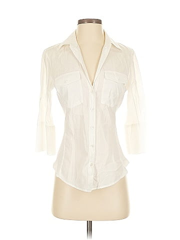 James Perse 3/4 Sleeve Button-Down Shirt (view 1)