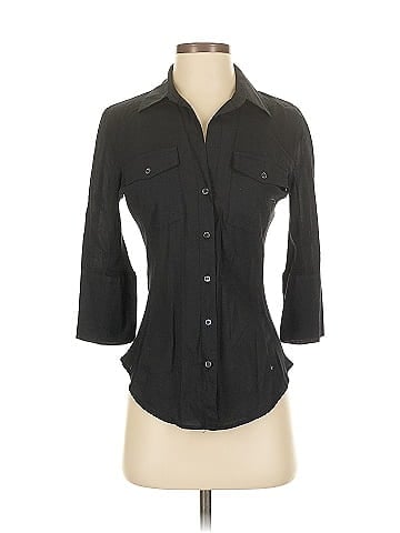 James Perse 3/4 Sleeve Button-Down Shirt (view 1)