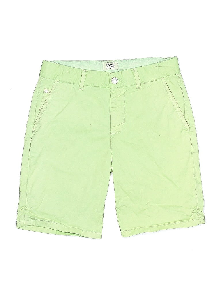 Scotch & Soda Solid Green Shorts Size 14 (big kids) - photo 1